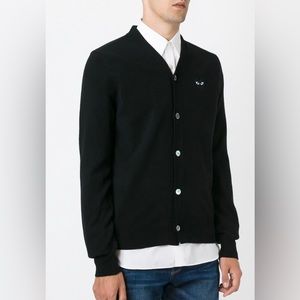 Comme de Garçons men’s black cardigan